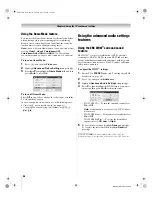 Предварительный просмотр 56 страницы Toshiba 62HM196 User Manual