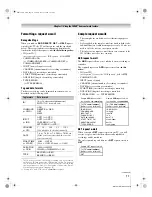 Preview for 77 page of Toshiba 62MX196 - 62" Rear Projection TV User Manual