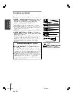 Preview for 8 page of Toshiba 65HC15 Owner'S Manual