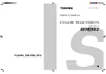 Предварительный просмотр 63 страницы Toshiba 65HDX82 Service Manual