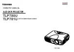 Preview for 1 page of Toshiba 780U - TLP XGA LCD Projector Owner'S Manual