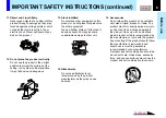 Preview for 6 page of Toshiba 780U - TLP XGA LCD Projector Owner'S Manual