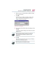 Preview for 227 page of Toshiba 8200 - Tecra - PIII 750 MHz User Manual