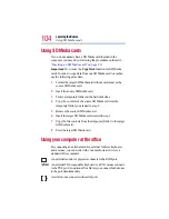 Предварительный просмотр 104 страницы Toshiba 9000 User Manual