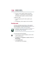 Предварительный просмотр 128 страницы Toshiba 9000 User Manual