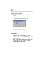 Предварительный просмотр 244 страницы Toshiba 9000 User Manual