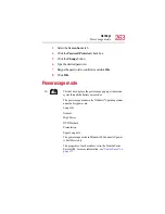 Предварительный просмотр 263 страницы Toshiba 9000 User Manual