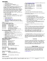 Preview for 2 page of Toshiba A10 S129 - Satellite - Celeron 2.4 GHz Specifications