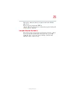 Preview for 25 page of Toshiba A10 S129 - Satellite - Celeron 2.4 GHz User Manual