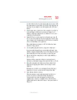 Preview for 53 page of Toshiba A10 S129 - Satellite - Celeron 2.4 GHz User Manual