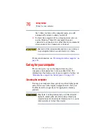 Preview for 76 page of Toshiba A10 S129 - Satellite - Celeron 2.4 GHz User Manual