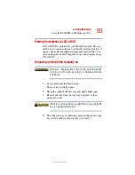 Preview for 93 page of Toshiba A10 S129 - Satellite - Celeron 2.4 GHz User Manual