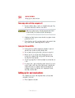 Preview for 94 page of Toshiba A10 S129 - Satellite - Celeron 2.4 GHz User Manual