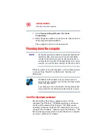 Preview for 96 page of Toshiba A10 S129 - Satellite - Celeron 2.4 GHz User Manual