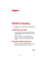 Preview for 115 page of Toshiba A10 S129 - Satellite - Celeron 2.4 GHz User Manual