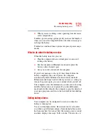 Preview for 121 page of Toshiba A10 S129 - Satellite - Celeron 2.4 GHz User Manual