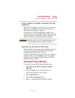 Preview for 215 page of Toshiba A10 S129 - Satellite - Celeron 2.4 GHz User Manual