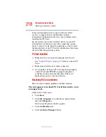 Preview for 218 page of Toshiba A10 S129 - Satellite - Celeron 2.4 GHz User Manual