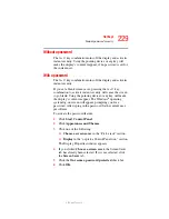 Preview for 229 page of Toshiba A10 S129 - Satellite - Celeron 2.4 GHz User Manual