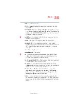 Preview for 245 page of Toshiba A10 S129 - Satellite - Celeron 2.4 GHz User Manual