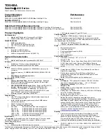 Preview for 1 page of Toshiba A10-S177 Specifications