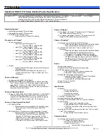 Toshiba A100-S8111TD Specifications preview