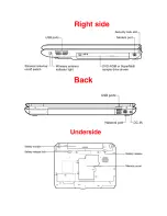 Preview for 8 page of Toshiba A100-ST1042 Specifications