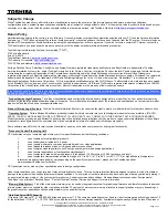 Preview for 3 page of Toshiba A105-S101 Specifications