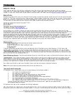 Preview for 3 page of Toshiba A105-S4397 Specifications