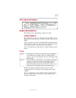 Предварительный просмотр 11 страницы Toshiba A11-EV1 User Manual