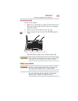 Предварительный просмотр 49 страницы Toshiba A11-EV1 User Manual