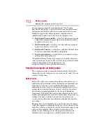 Предварительный просмотр 112 страницы Toshiba A11-EV1 User Manual