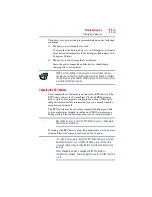 Предварительный просмотр 115 страницы Toshiba A11-EV1 User Manual