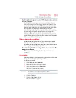 Предварительный просмотр 191 страницы Toshiba A11-EV1 User Manual