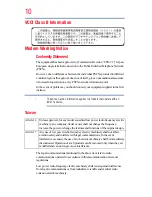 Preview for 10 page of Toshiba A130-ST1311 User Manual