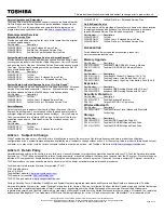 Preview for 2 page of Toshiba A135-S4827 Specifications