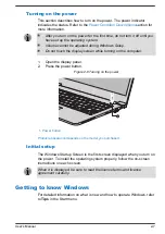 Preview for 30 page of Toshiba A1PSZ30E1162 User Manual