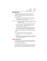 Preview for 137 page of Toshiba A200-EZ2204X - Satellite Pro - Core 2 Duo GHz User Manual