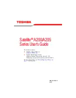 Toshiba A200-ST2041 User Manual preview