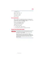 Preview for 23 page of Toshiba A200-ST2041 User Manual