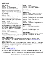 Preview for 2 page of Toshiba A200-ST2042 Specifications