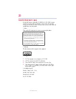 Preview for 20 page of Toshiba A210-EZ2201 - Satellite Pro - Athlon 64 X2 1.8 GHz User Manual