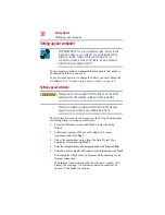 Preview for 38 page of Toshiba A210-EZ2201 - Satellite Pro - Athlon 64 X2 1.8 GHz User Manual