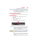 Preview for 43 page of Toshiba A210-EZ2201 - Satellite Pro - Athlon 64 X2 1.8 GHz User Manual