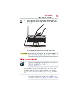 Preview for 45 page of Toshiba A210-EZ2201 - Satellite Pro - Athlon 64 X2 1.8 GHz User Manual