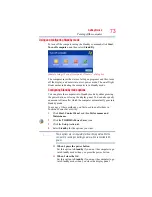 Preview for 73 page of Toshiba A210-EZ2201 - Satellite Pro - Athlon 64 X2 1.8 GHz User Manual