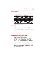 Preview for 79 page of Toshiba A210-EZ2201 - Satellite Pro - Athlon 64 X2 1.8 GHz User Manual