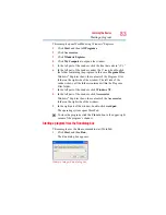 Preview for 83 page of Toshiba A210-EZ2201 - Satellite Pro - Athlon 64 X2 1.8 GHz User Manual