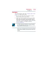 Preview for 111 page of Toshiba A210-EZ2201 - Satellite Pro - Athlon 64 X2 1.8 GHz User Manual