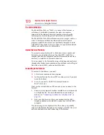 Preview for 120 page of Toshiba A210-EZ2201 - Satellite Pro - Athlon 64 X2 1.8 GHz User Manual